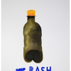 SEAWATERCOLOURS INSULT BOTTLE(rash) BY PAUL DAVIS